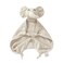 okdiy Organic Elephant Lovey Muslin Security Blanket for Babies Elephant Baby Stuffed Animal Snuggle Toy Gift for Boys and Girls Khaki