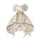 okdiy Organic Elephant Lovey Muslin Security Blanket for Babies Elephant Baby Stuffed Animal Snuggle Toy Gift for Boys and Girls Khaki