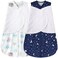BSTOPPT Newborn Sleep Sack Baby Swaddle36 Months3Way Adjustable Wearable Blanket100 Rayon Cotton Swaddling sleeping bagTOG 05CloudsStarry Sky