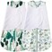 BSTOPPT Newborn Sleep Sack Baby Swaddle03 Months3Way Adjustable Wearable Blanket100 Rayon Cotton Swaddling Sleeping BagTOG 05BananaLeaf