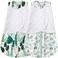 BSTOPPT Newborn Sleep Sack Baby Swaddle03 Months3Way Adjustable Wearable Blanket100 Rayon Cotton Swaddling Sleeping BagTOG 05BananaLeaf