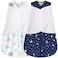 BSTOPPT Newborn Sleep Sack Baby Swaddle03 Months3Way Adjustable Wearable Blanket100 Rayon Cotton Swaddling sleeping bagTOG 05CloudsStarry Sky