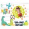 PAMBO Dinosaur Baby Stuff Month Milestone Blanket for Newborn Photo Taken Baby Age Blanket