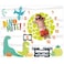 PAMBO Dinosaur Baby Stuff Month Milestone Blanket for Newborn Photo Taken Baby Age Blanket