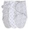 The Peanutshell Baby Swaddle Blankets for Boys or Girls Grey Safari Animals Stars 3 Pack Wrap Set MediumLarge