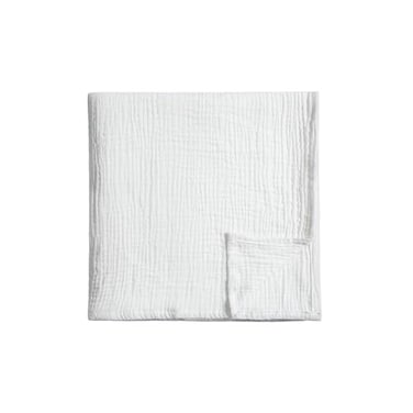 Meracorallo Muslin Swaddle Blanket 100 Cotton Receiving Blanket Soft and Breathable Swaddle Wrap for Baby Boys and Girls White