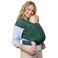 Boba Baby Wrap Carrier Original Baby Sling Carrier for Newborns 735 lbs Soft Secure HandsFree Ergonomic Ideal for Comfortable Bonding New Parents Serenity Rainforest