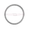 UNISOAR Aluminium Baby Sling Rings for Baby Carriers Slings 3 Large Size Silver Color 1 Pair