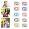 UNISOAR Aluminium Baby Sling Rings for Baby Carriers Slings 3 Large Size Silver Color 1 Pair