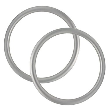 UNISOAR Aluminium Baby Sling Rings for Baby Carriers Slings 3 Large Size Silver Color 1 Pair