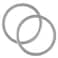 UNISOAR Aluminium Baby Sling Rings for Baby Carriers Slings 3 Large Size Silver Color 1 Pair