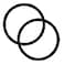 UNISOAR 1 Pair 3 Safe and Tested Aluminum Rings DIY Your Baby Ring Sling Carrier Black