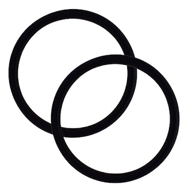 UNISOAR 1 Pair 3 Safe and Tested Aluminum Rings DIY Your Baby Ring Sling Carrier Black