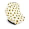 Hudson Baby Unisex Baby Multiuse Car Seat Canopy Sunflower One Size
