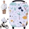 Hicoco Multiuse Carseat Canopy Cover Breathable Breastfeeding Covers Car Seat Covers for Babies Stroller Canopy Cover Cute Dinosaur
