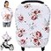 Hicoco Baby Car Seat Covers Stroller Canopy Breastfeeding Covers Multiuse Carseat Canopy for Boys and Girls Shower Gift Print Flower