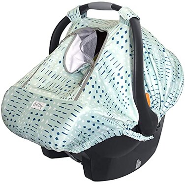 BRISTIN BABY Bristin Baby Car Seat Canopy Stroller Covers for Infant Boy and Girl Babies Stretchy and Kick Proof with Net Multi Use Soft and Breathable Teal
