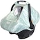 BRISTIN BABY Bristin Baby Car Seat Canopy Stroller Covers for Infant Boy and Girl Babies Stretchy and Kick Proof with Net Multi Use Soft and Breathable Teal
