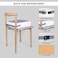 ADDFRAW Toddler Booster Seat for Dining TablePU Waterproof Kids Booster Seat for Table with Adjustable StrapsNonSlip Bottom Booster Cushion for Kitchen Chair