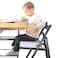 ADDFRAW Toddler Booster Seat for Dining TablePU Waterproof Kids Booster Seat for Table with Adjustable StrapsNonSlip Bottom Booster Cushion for Kitchen Chair