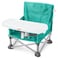 Bright Starts Pop N Sit Portable Booster IndoorOutdoor Use Floor Seat with Feeding Tray Teal 6 Mos 3 Yrs