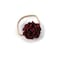 My Lello Baby Girl Ruffle Singed Rose Nylon Elastic Headbands Set 2pcs Small Burgundy Truffle