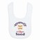 ChalkTalkSPORTS Baseball Baby Bib Soft Microfiber Infant Bib Baseball Baby Gift Apparently I Like Baseball
