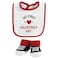 Hudson Baby Unisex Baby Cotton Bib and Sock Set Valentine Heartbreaker One Size