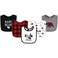 Hudson Baby Unisex Baby Cotton Bibs Buffalo Plaid Bear One Size