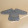 mushie Long Sleeve Baby Bib Water Resistant Adjustable Fit for Ages 624 Months Tradewinds
