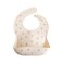 mushie Silicone Baby Bib Adjustable Fit Waterproof Bibs Bows