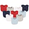Luvable Friends Unisex Baby Cotton Terry Bibs Boy Solid One Size