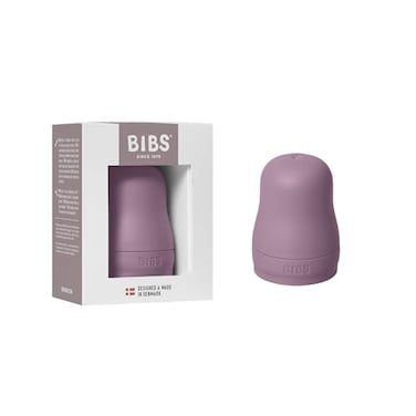 Bibs BIBS Bottle Cap Set BPAFree Dishwasher Safe Customizable Colors Includes Cap Milk Lock and Screw Cap Compatible with BIBS Bottles Sold Separately Mauve