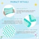 Maxcheck 2 Pcs Silicone Dishwasher Bag Large Baby Bottles Dishwasher Bag Silicone Dishwasher Bag for Small Items Bottle Nipples Breast Pump Accessories Pacifier Toy Parts Blue Green