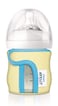 Philips Avent Philips AVENT Glass Baby Bottle Sleeve for 4oz Bottle Pack of 1 SCF67501 Colors May Vary