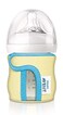Philips Avent Philips AVENT Glass Baby Bottle Sleeve for 4oz Bottle Pack of 1 SCF67501 Colors May Vary