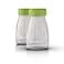 ARDO Ardo Breast Milk Storage and Feeding Bottles 2 Swiss Made 150ml 5 floz BPA Free with Ring and Cap Standard Width 2 Bottles