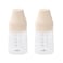 SPECTRA Spectra Wide Neck Baby Bottles Compatible with Spectra Breast Milk Pump Flanges Pack of 2