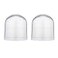 Natursutten Replacement Baby Bottle Cap Lids 2Pack Spare Storage and Travel Parts for AntiColic Baby Bottles Replace Compatible Glass Bottle Travel Caps