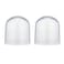 Natursutten Replacement Baby Bottle Cap Lids 2Pack Spare Storage and Travel Parts for AntiColic Baby Bottles Replace Compatible Glass Bottle Travel Caps