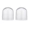 Natursutten Replacement Baby Bottle Cap Lids 2Pack Spare Storage and Travel Parts for AntiColic Baby Bottles Replace Compatible Glass Bottle Travel Caps