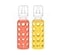 Lifefactory Glass Baby Bottle BPA Free Protective Silicone Sleeve 9 oz Pack of 2 Mango Papaya