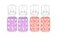 Lifefactory Glass Baby Bottle BPA Free Protective Silicone Sleeve 4 oz Pack of 4 Lavender Cantaloupe