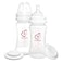NENESUPPLY Nenesupply Feeding and Storage Bottles Collection for Spectra S1 S2 Motif Luna Breast Pumps 2 pc 9oz 280ml with Sealing Disc Anti Colic Feeding Breastmilk Storage Replace Spectra Bottles
