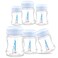 Maymom WideMouth Milk Storage Collection Bottle with Travel Cap and Sealing Ring Can Replace Spectra S1 S2 Avent Natural Avent Classic Bottles 6pc 47Oz140mL