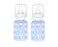 Lifefactory Glass Baby Bottle BPA Free Protective Silicone Sleeve 4 oz Pack of 2 Blanket