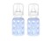 Lifefactory Glass Baby Bottle BPA Free Protective Silicone Sleeve 4 oz Pack of 2 Blanket