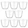 Maymom Dome Caps for Lansino WideMouth Collar Ring Spectra WideMouth Collar Ring Pigeon WideMouth Collar Ring Replace Lansino Bottle Cap Compatible with Lansinoh Bottle Top Lansino Bottle Lid
