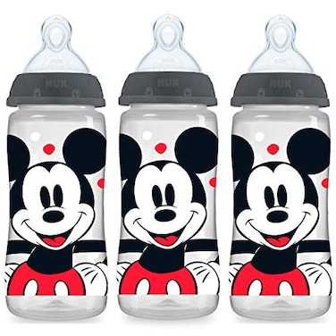 NUK Smooth Flow Anti Colic Disney Baby Bottle Mickey Mouse 10 oz 3 Pack