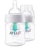 Philips Avent AntiColic Baby Bottle with AirFree Vent 4oz with Flow 1 Nipples 0m 2pk Clear SCY70192
